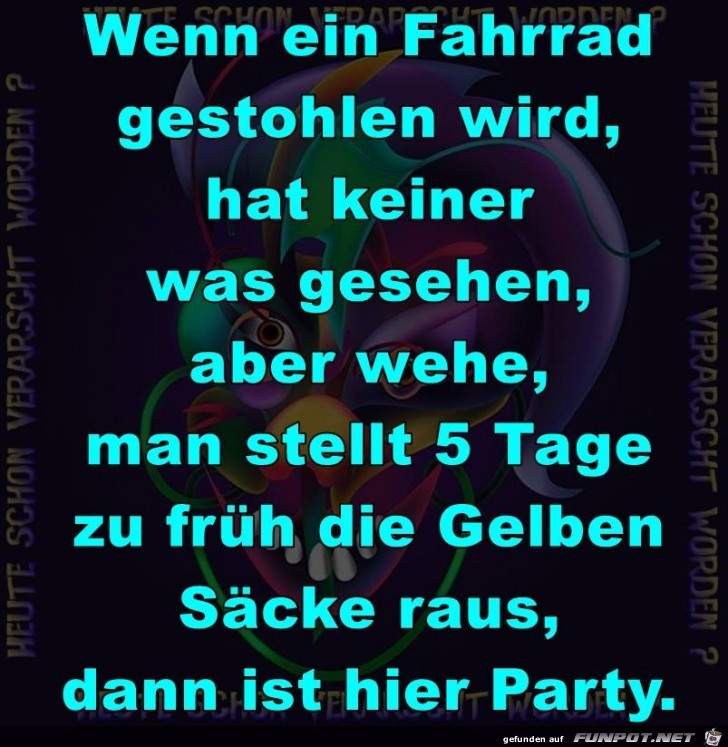 Wenn ein Fahrrad gestohlen wird Wenn ein Fahrrad gestohlen wird