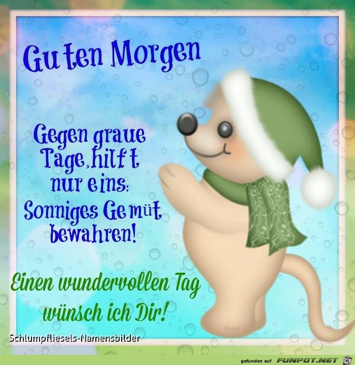 Guten Morgen--