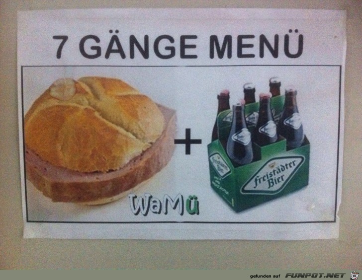 7-Gänge-Menü 7-Gänge-Menü
