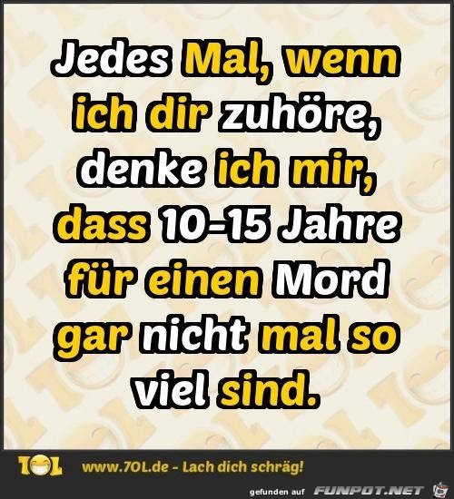 Jedes Mal