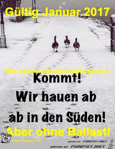Gültig Januar 2017 Gültig Januar 2017