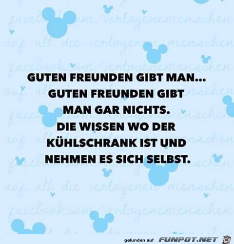 Guten Freunden Guten Freunden