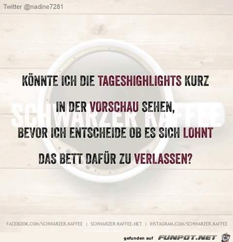 Tageshighlights Tageshighlights
