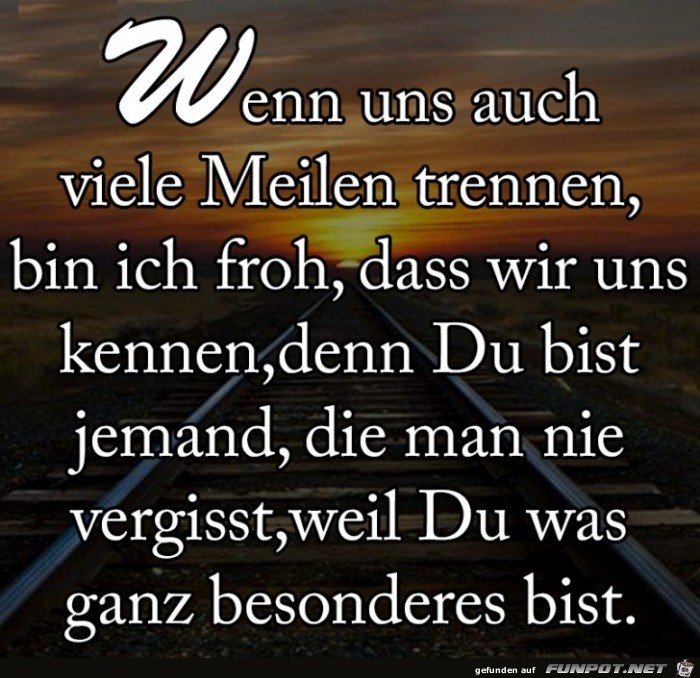 Wenn uns viele Meilen trennen Wenn uns viele Meilen trennen