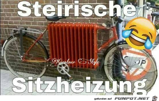 Steirische Sitzheizung Steirische Sitzheizung