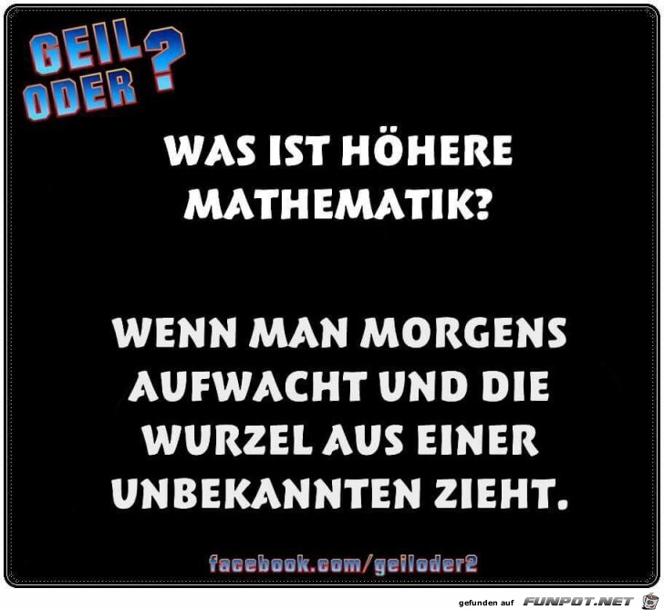 Was ist hhere Mathematik?