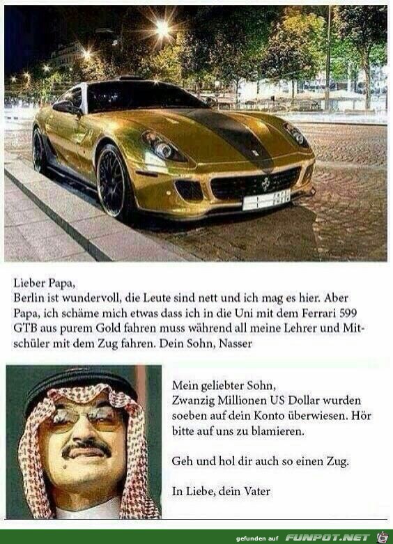Lieber Papa... Lieber Papa...