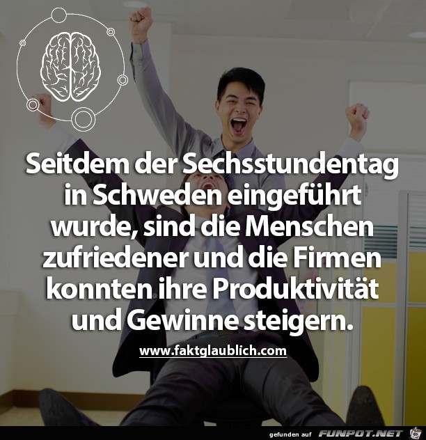 Sechs Stundentag Sechs Stundentag