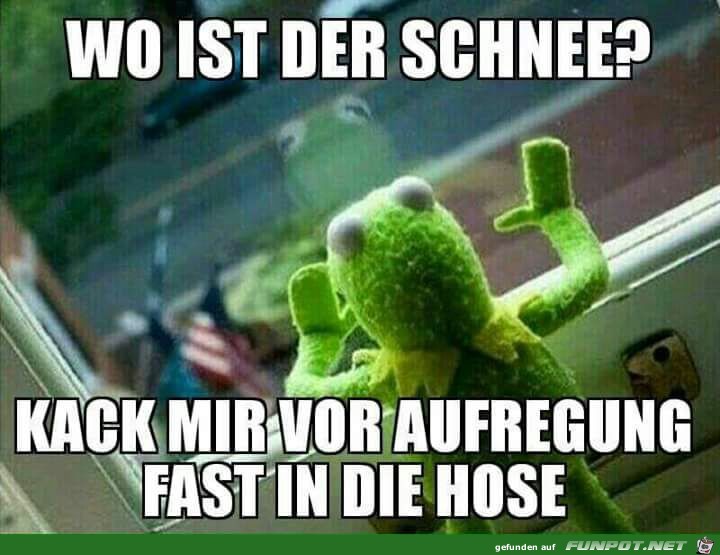 Wo ist der Schnee?? Wo ist der Schnee??