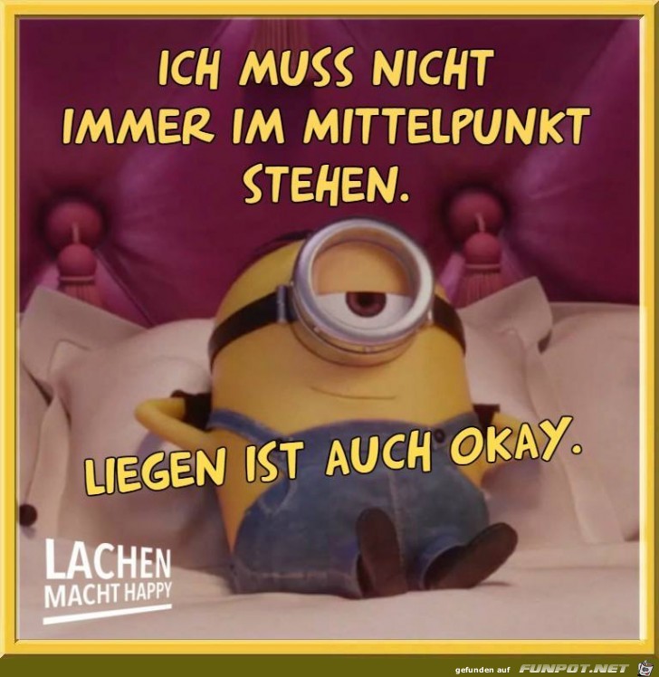 Liegen ist auch okay