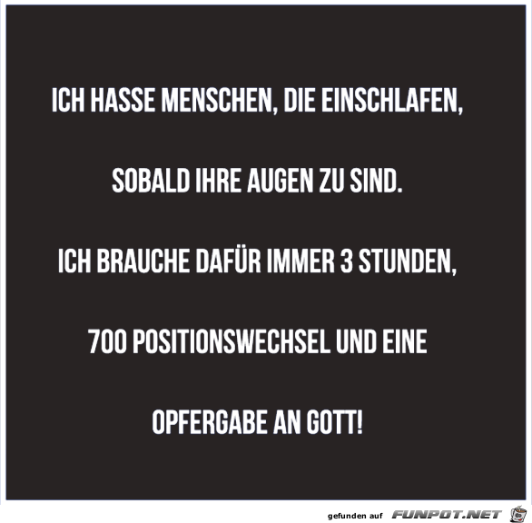 Einschlafen Einschlafen