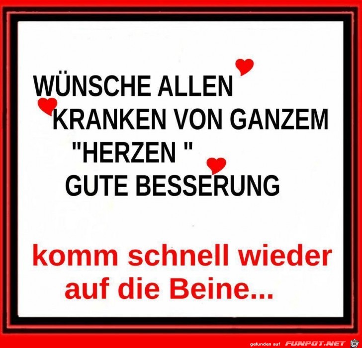 Wuensche allen Kranken Wuensche allen Kranken