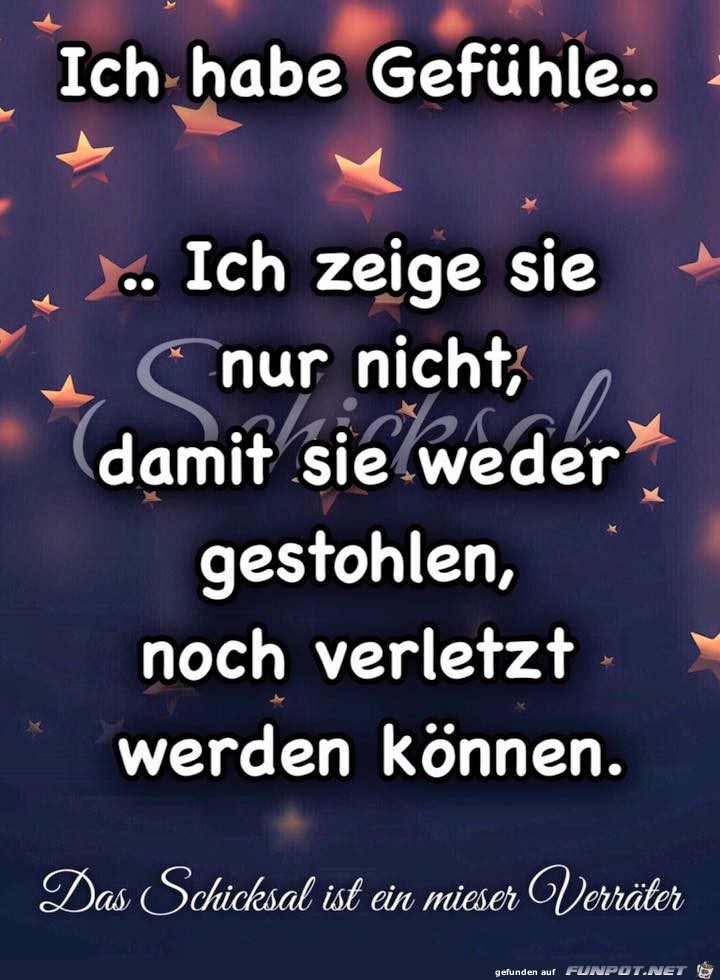 Habe Gefuehle Habe Gefuehle