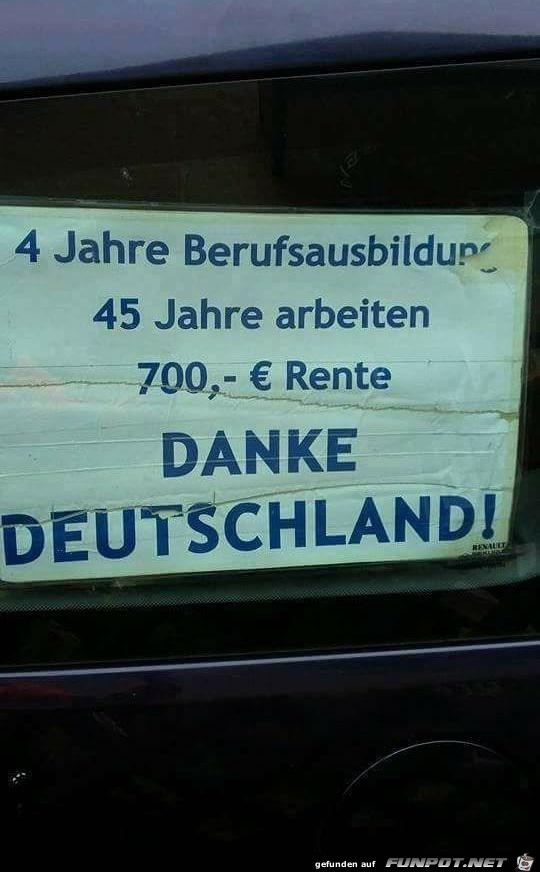 Danke Deutschland......