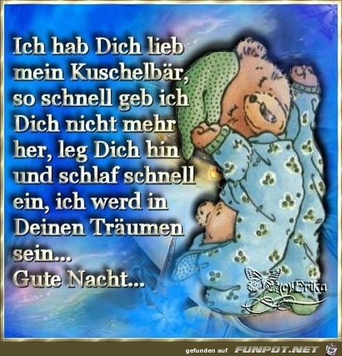 ich hab dich lieb.....