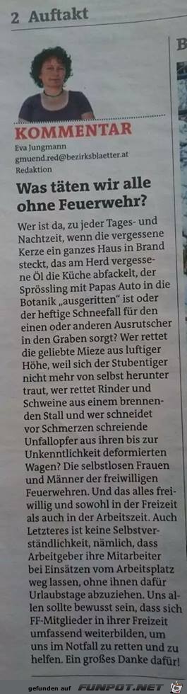 Ohne Feuerwehr Ohne Feuerwehr