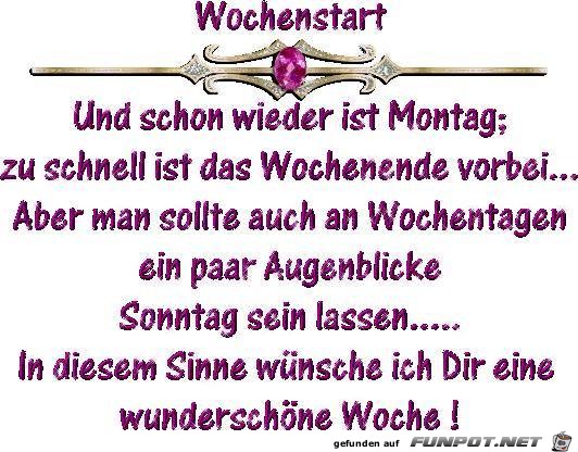 Wochenstart Wochenstart