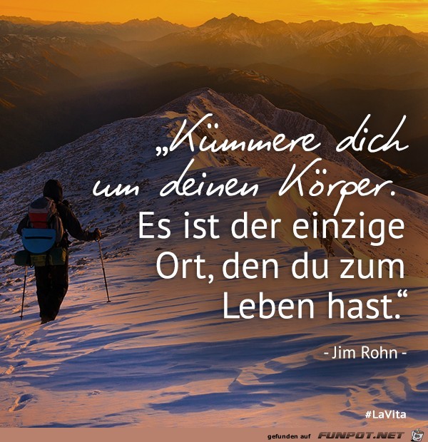 Kuemmere dich um deinen Koerper Kuemmere dich um deinen Koerper