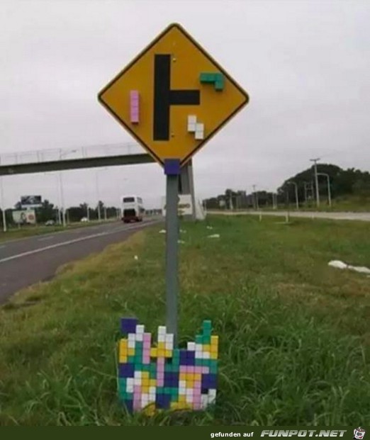 Tetris auf der Autobahn