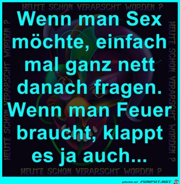 Einfach mal nett fragen