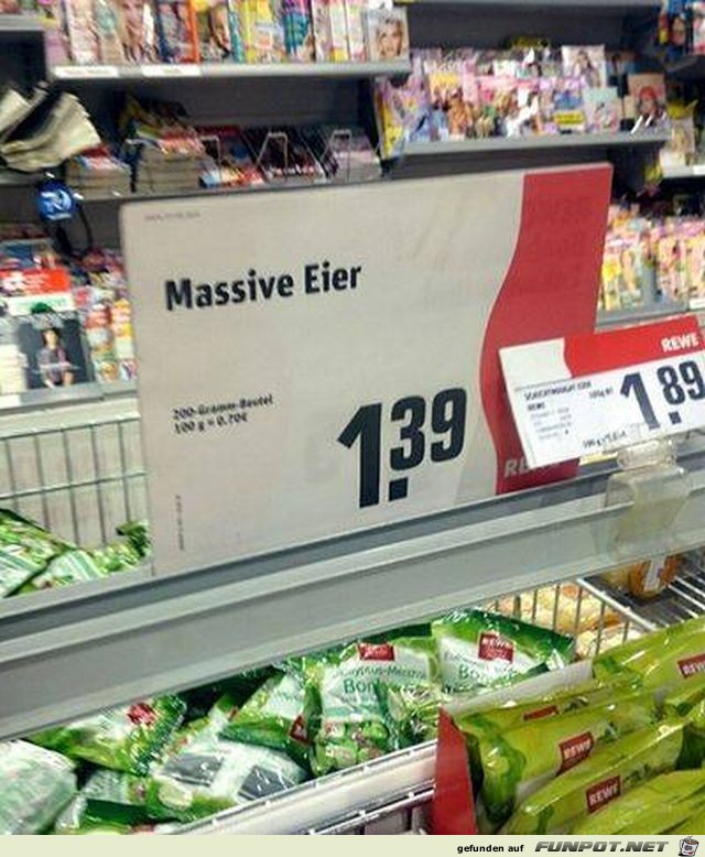 Angebot bei REWE