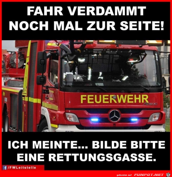 Rettungsgasse Rettungsgasse