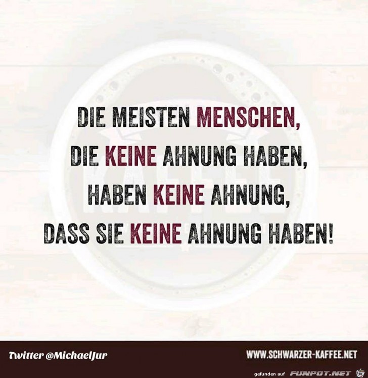 Keine Ahnung Keine Ahnung