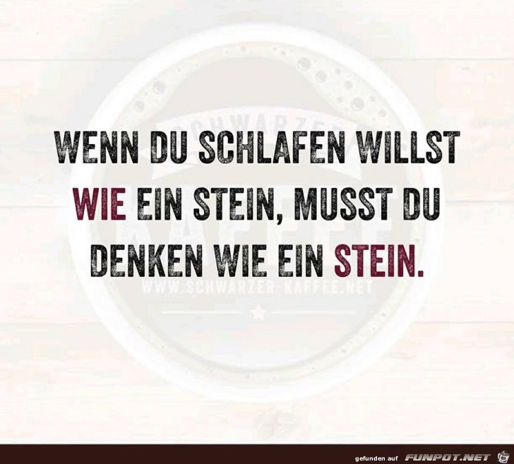du musst denken wie ein Stein du musst denken wie ein Stein