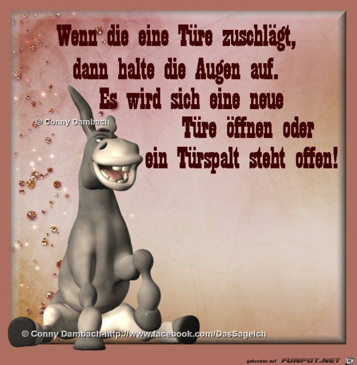 Wenn du eine Tuer zuschlaegst Wenn du eine Tuer zuschlaegst