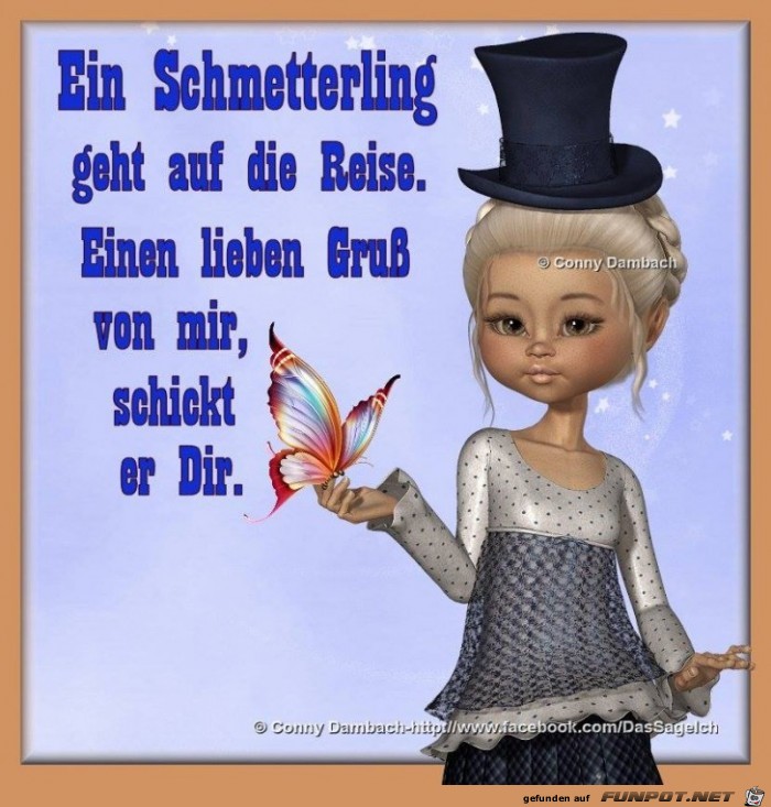 Ein Schmetterling geht auf die Reise Ein Schmetterling geht auf die Reise