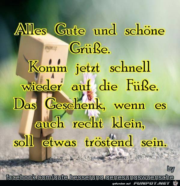 Alles gute und schoene Gruesse