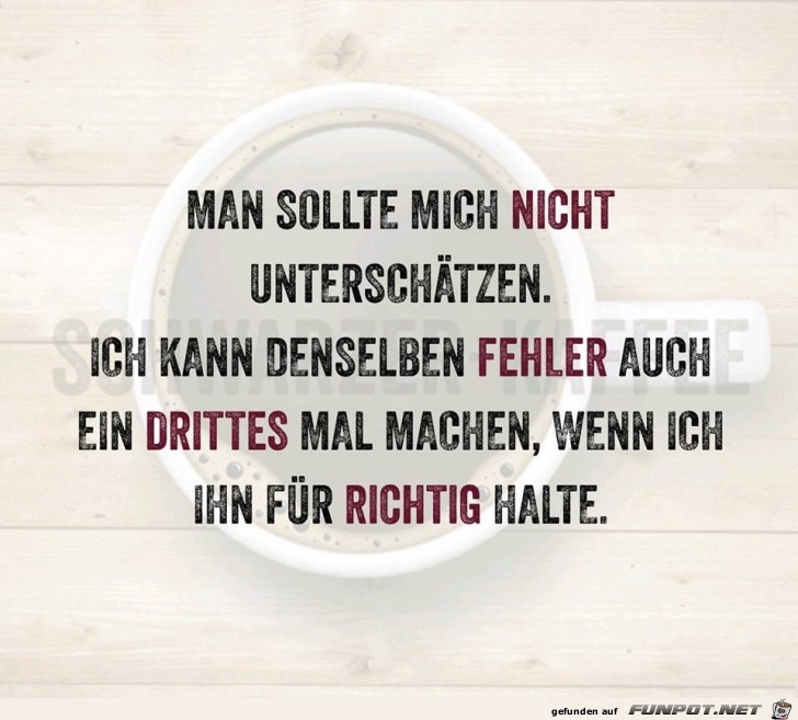 Man sollte mich nicht unterschätzen Man sollte mich nicht unterschätzen