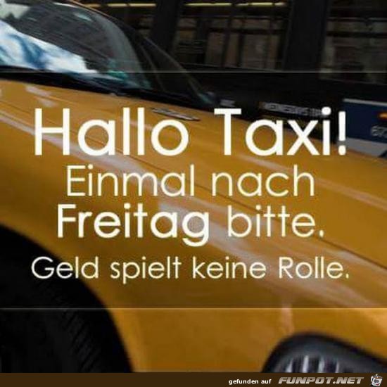 Hallo Taxi......