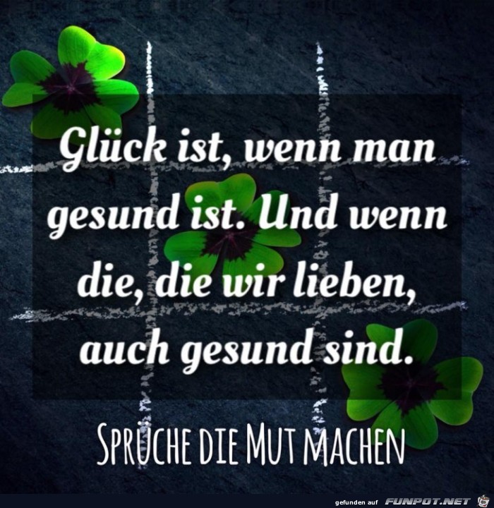 Glueck ist Glueck ist