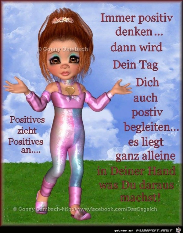 Immer posetiv denken