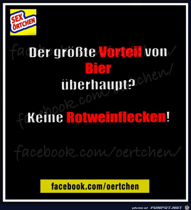 Der groesste Vorteil von Bier Der groesste Vorteil von Bier