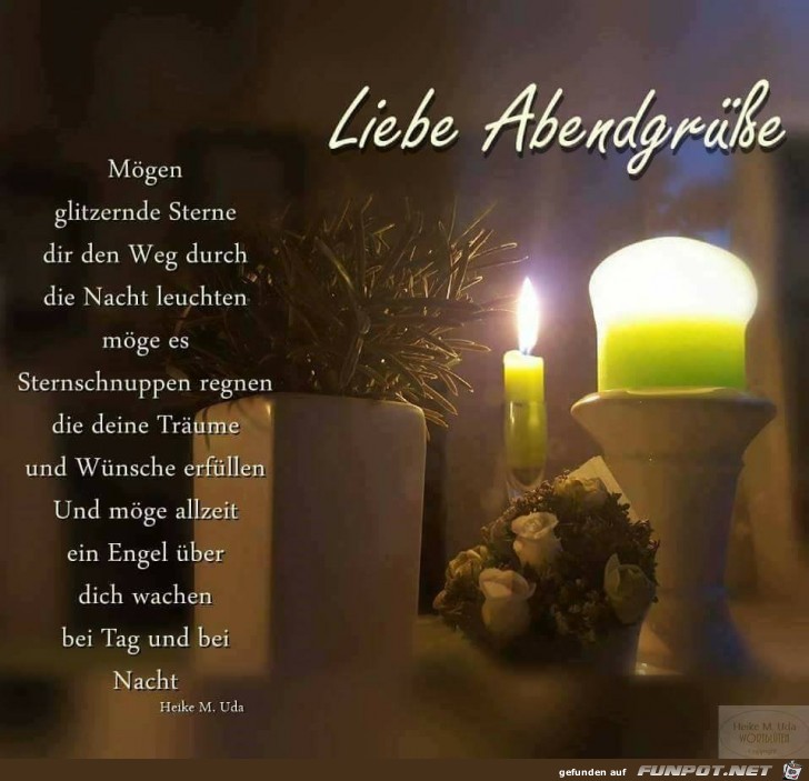 Liebe Abenrgruesse