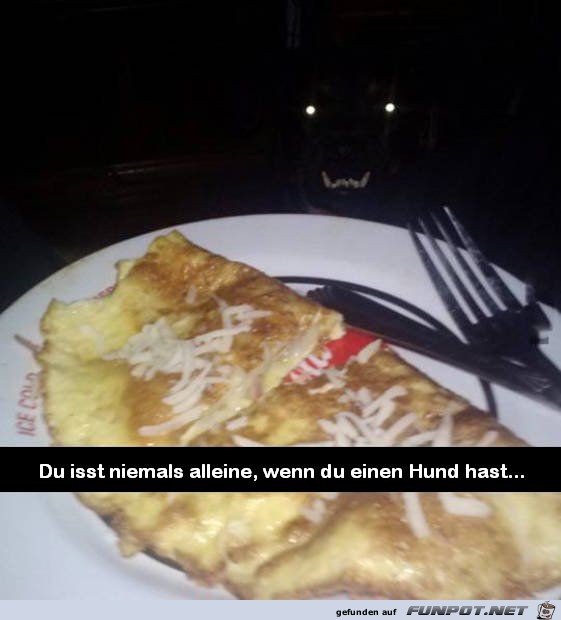 Niemals alleine essen Niemals alleine essen