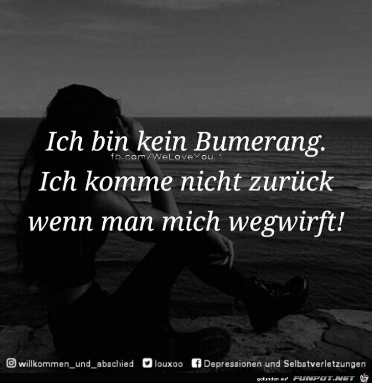 Ich bin kein Bumerang Ich bin kein Bumerang