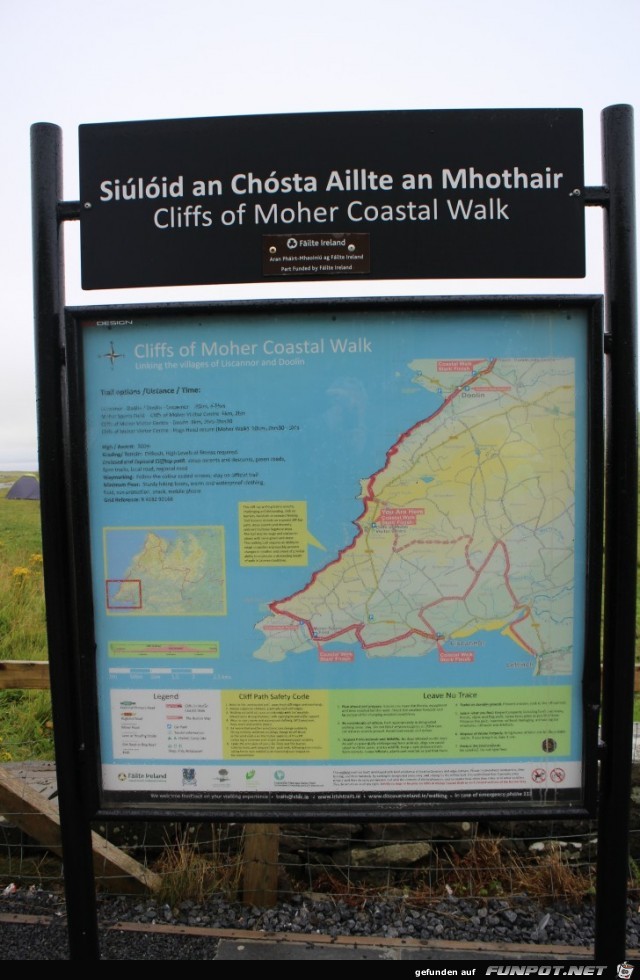 26-16 Cliffs of Moher Karte 26-16 Cliffs of Moher Karte