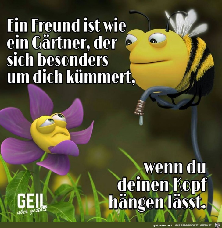 Ein Freund ist wie ein Gaertner