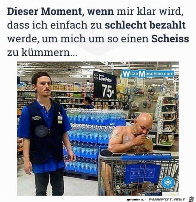 Schlecht bezahlt