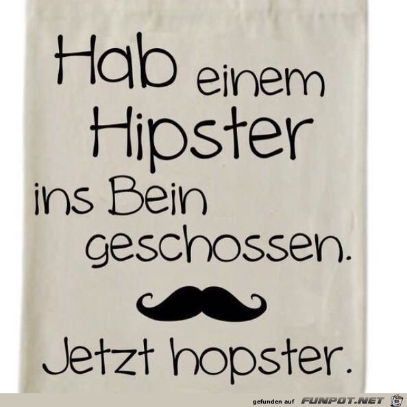 Hipster oder Hopster