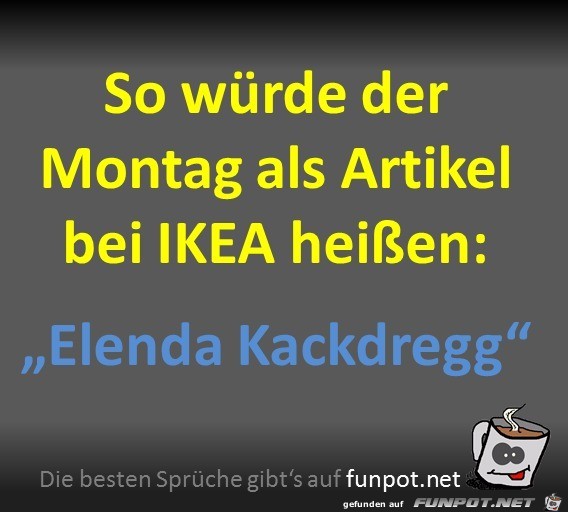 Der Montag bei IKEA