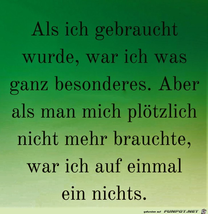Ich war was besonderes Ich war was besonderes