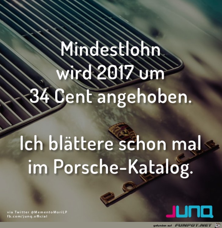 Mindestlohn 2017