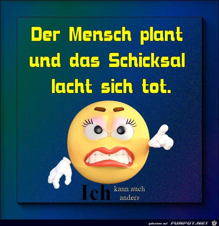 Der Mensch plant