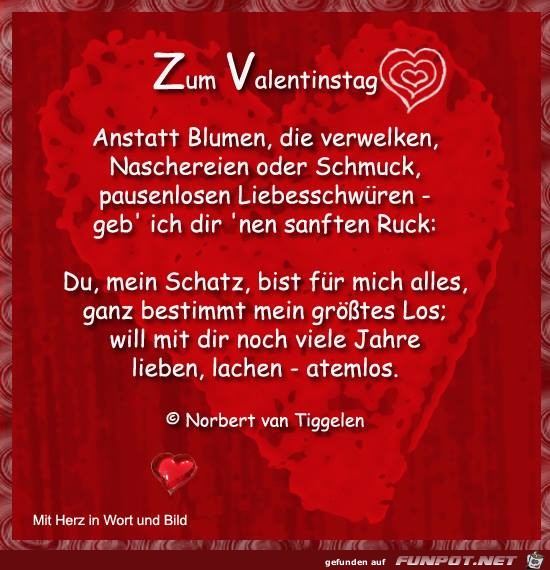 Zum Valentinstag