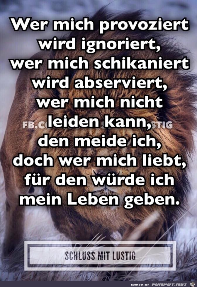 So bin ich