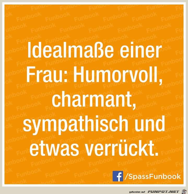 Idealmasse einer Frau Idealmasse einer Frau